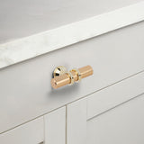 Gold Luxurious Zinc Alloy Europe Style Drawer Pulls