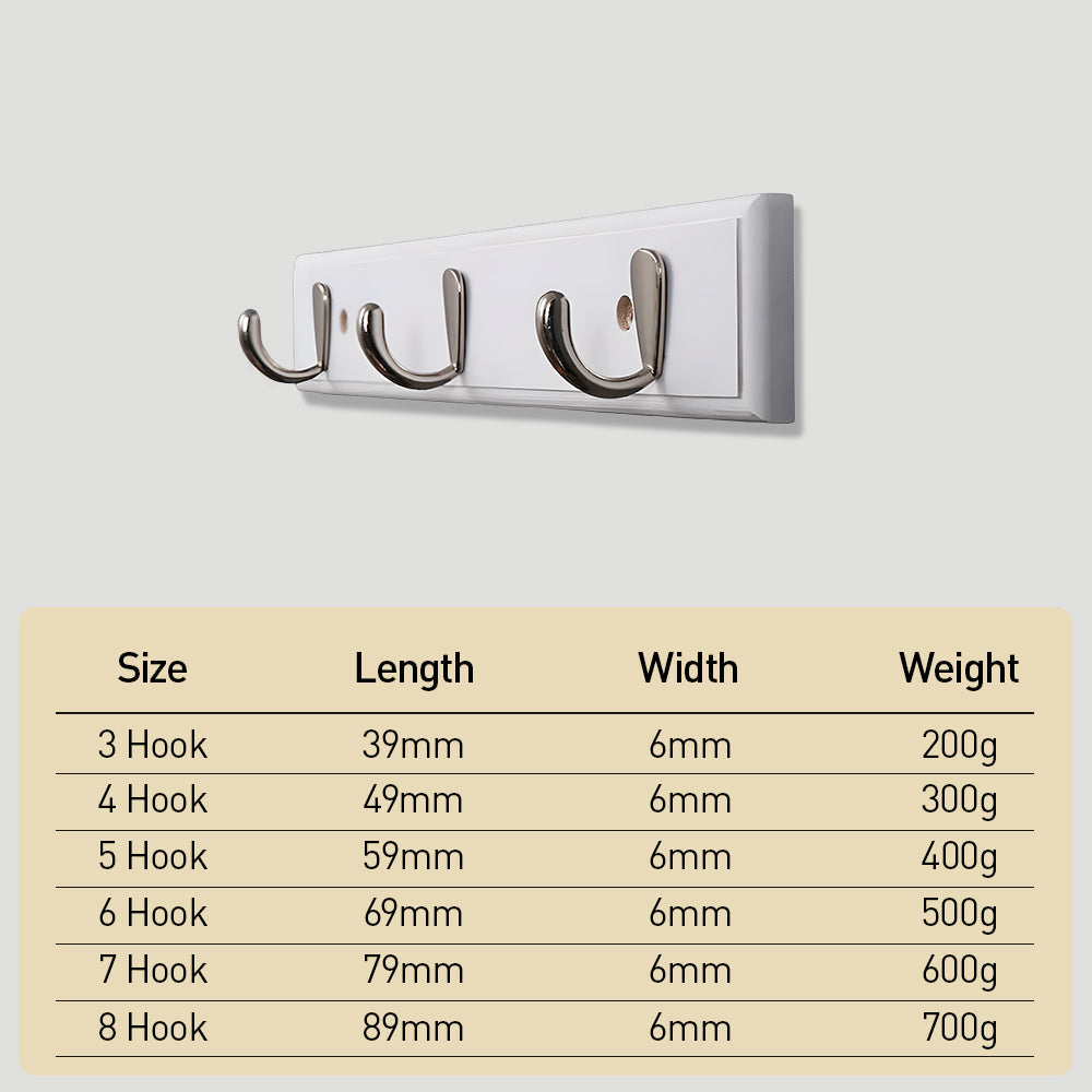 Creative Coat Hooks for Entrance Wall and Bedroom Door