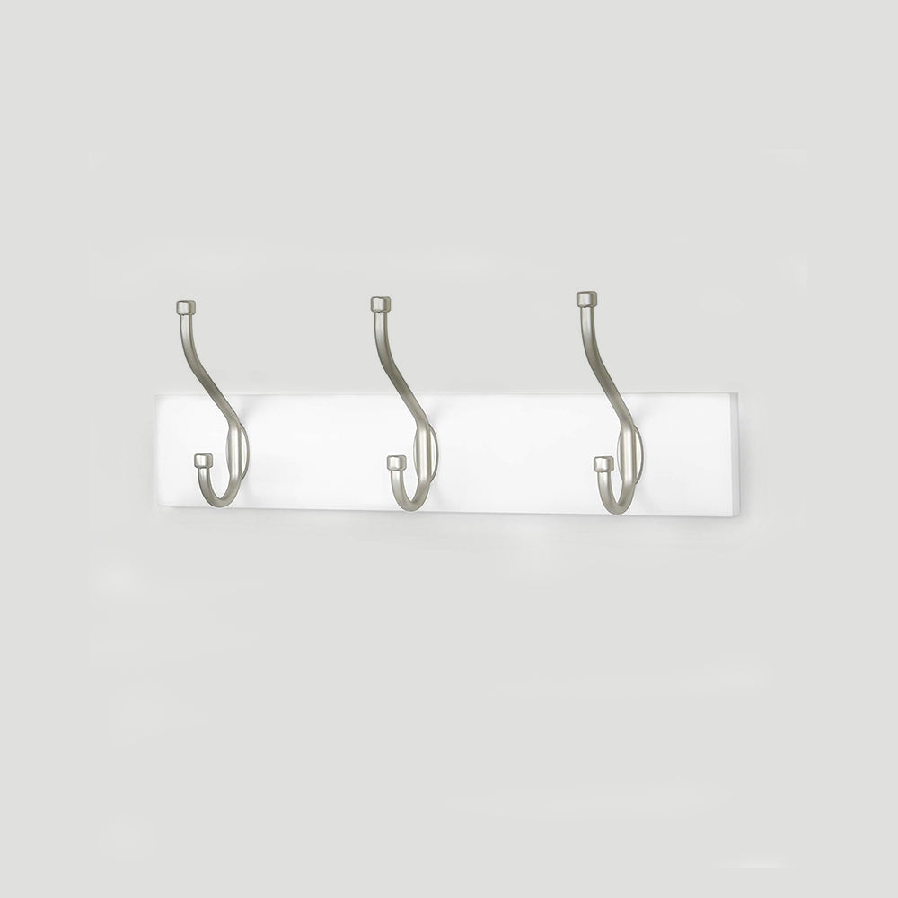 2 Pack Bedroom Entrance Wall Mounted Wooden Base Coat hook