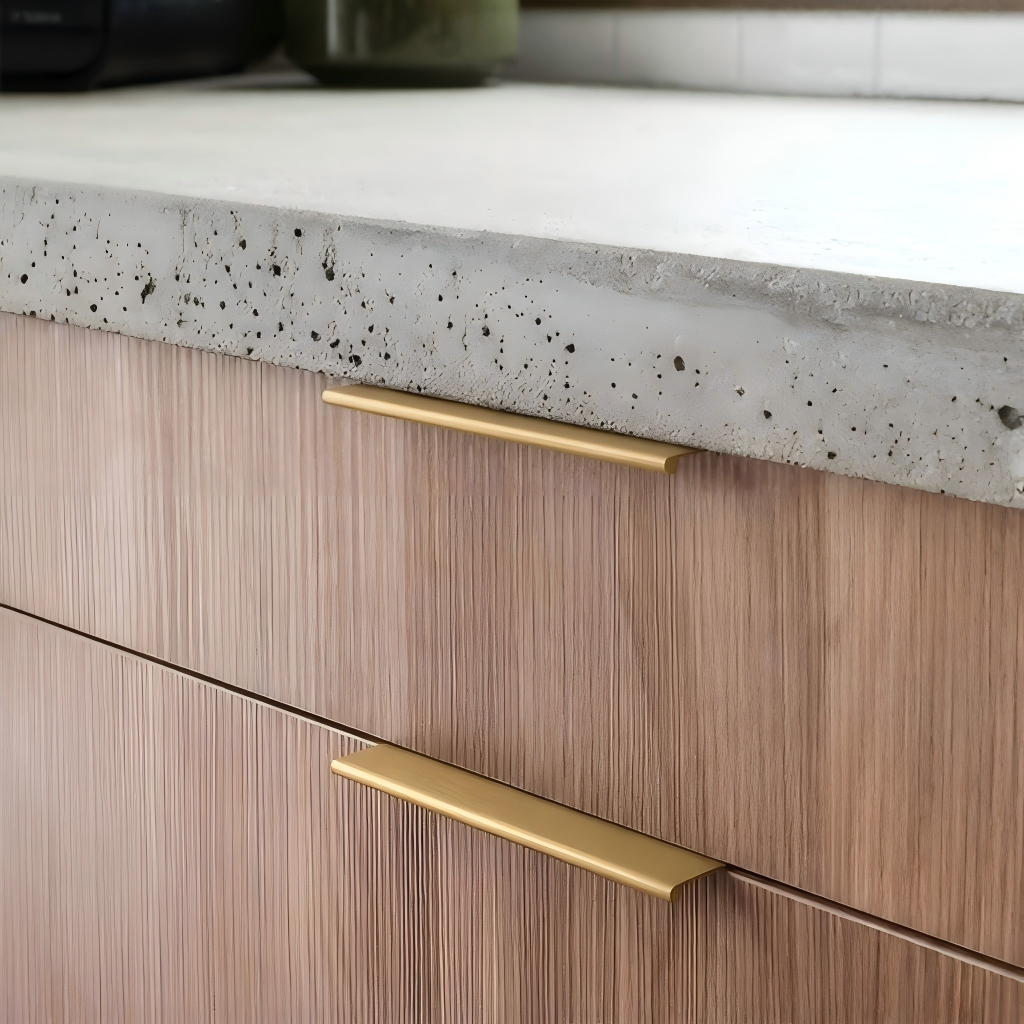 Aluminum Alloy Kitchen Cabinet Drawer Edge Pull