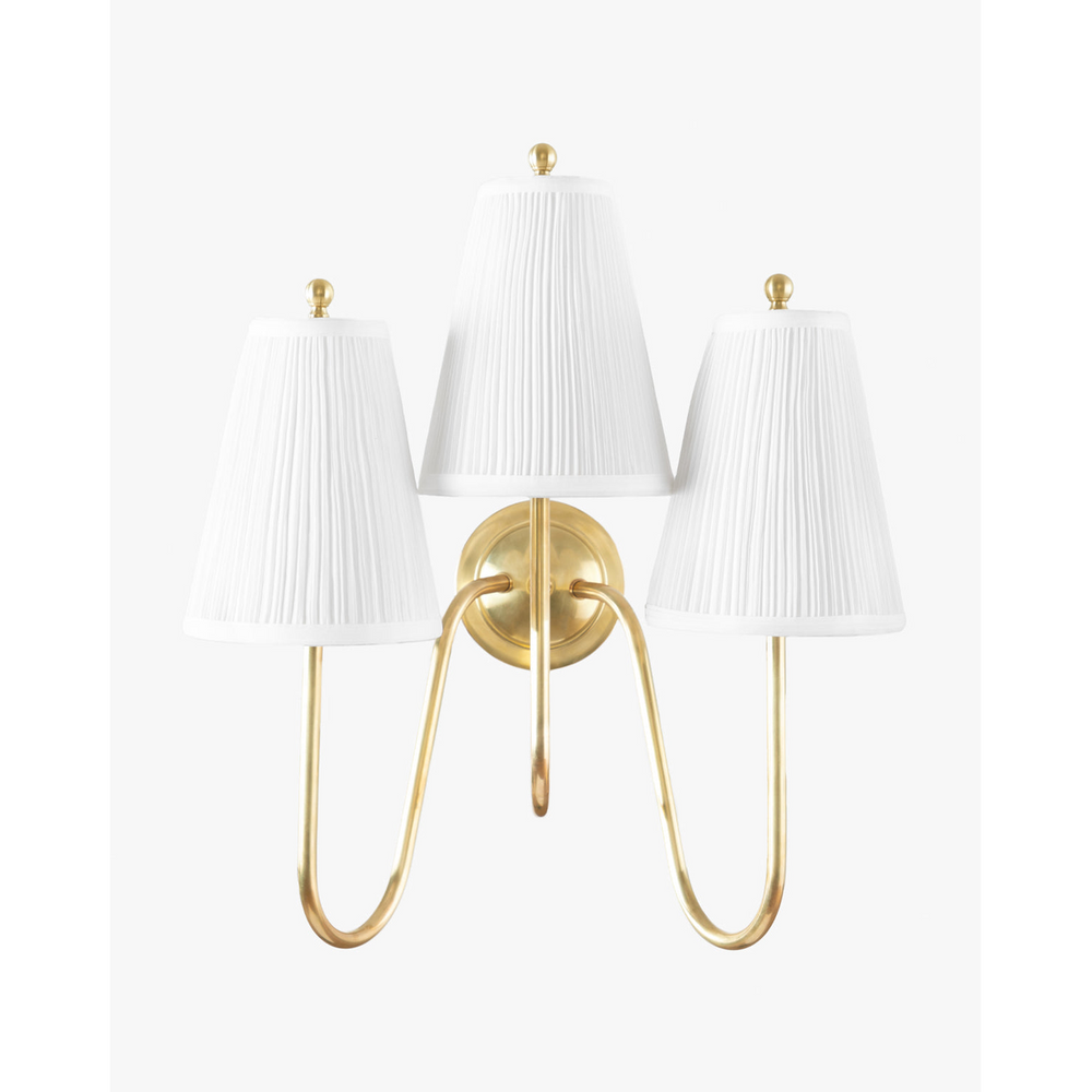 Georgiana Triple Sconce luxury triple wall light in premium finish by Zolivart