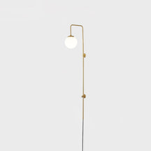 Aurelia Globe Plug In Wall Sconce