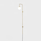 Aurelia Globe Plug In Wall Sconce
