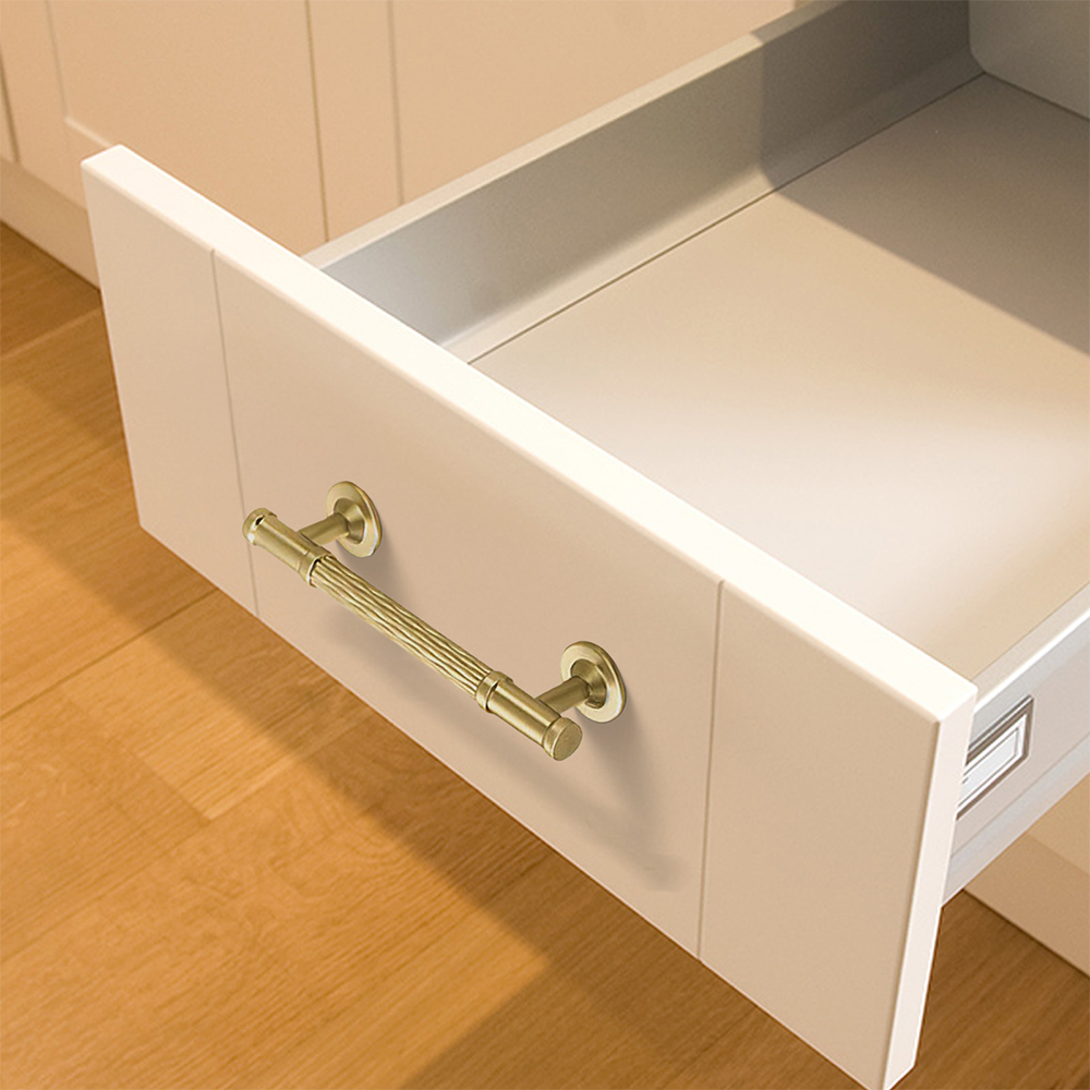 Fashionable Textured Zinc Alloy Cabinet Handles