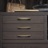 Modern Gold Brass Cabinet and Drawer Handles