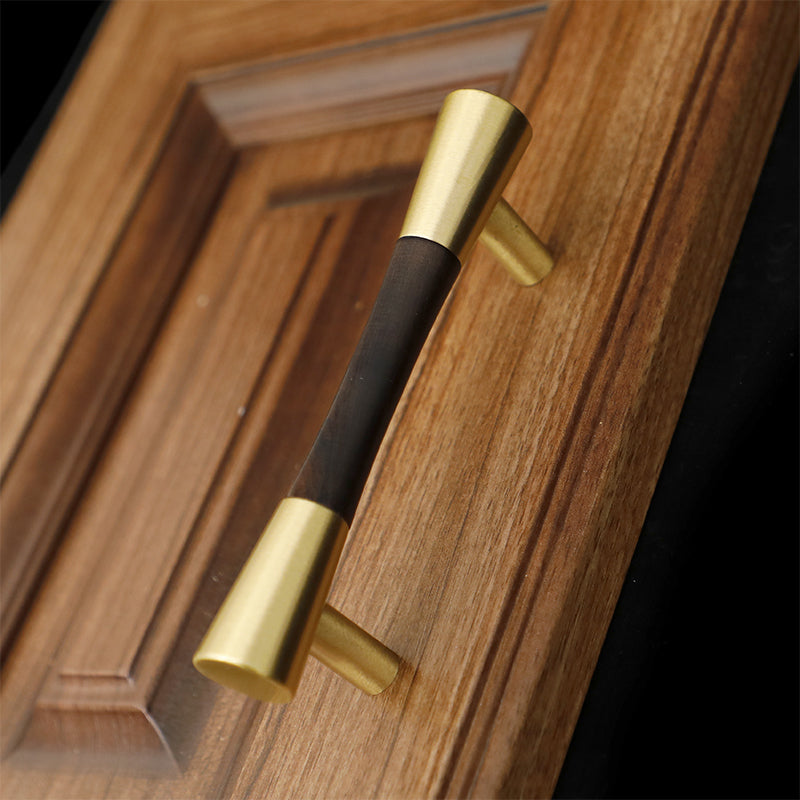 Classical Pure Copper Wood Cabinet Handles