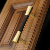 Classical Pure Copper Wood Cabinet Handles