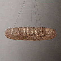 Crystal Halo Round LED Chandelier 41