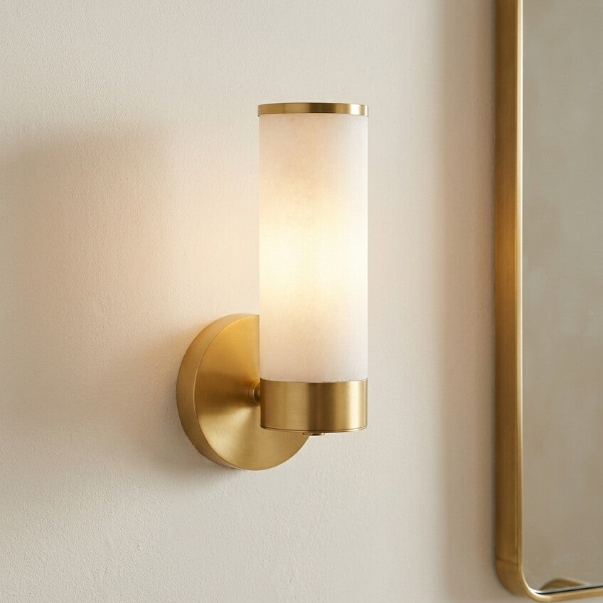 Harlin Sconce in Alabaster