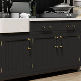 Black Gold Cabinet Handles Kitchen Cabinet Hardware
