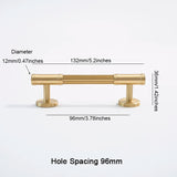 Solid Brass Drawer Pulls Wardrobe Cabinet Knobs handles