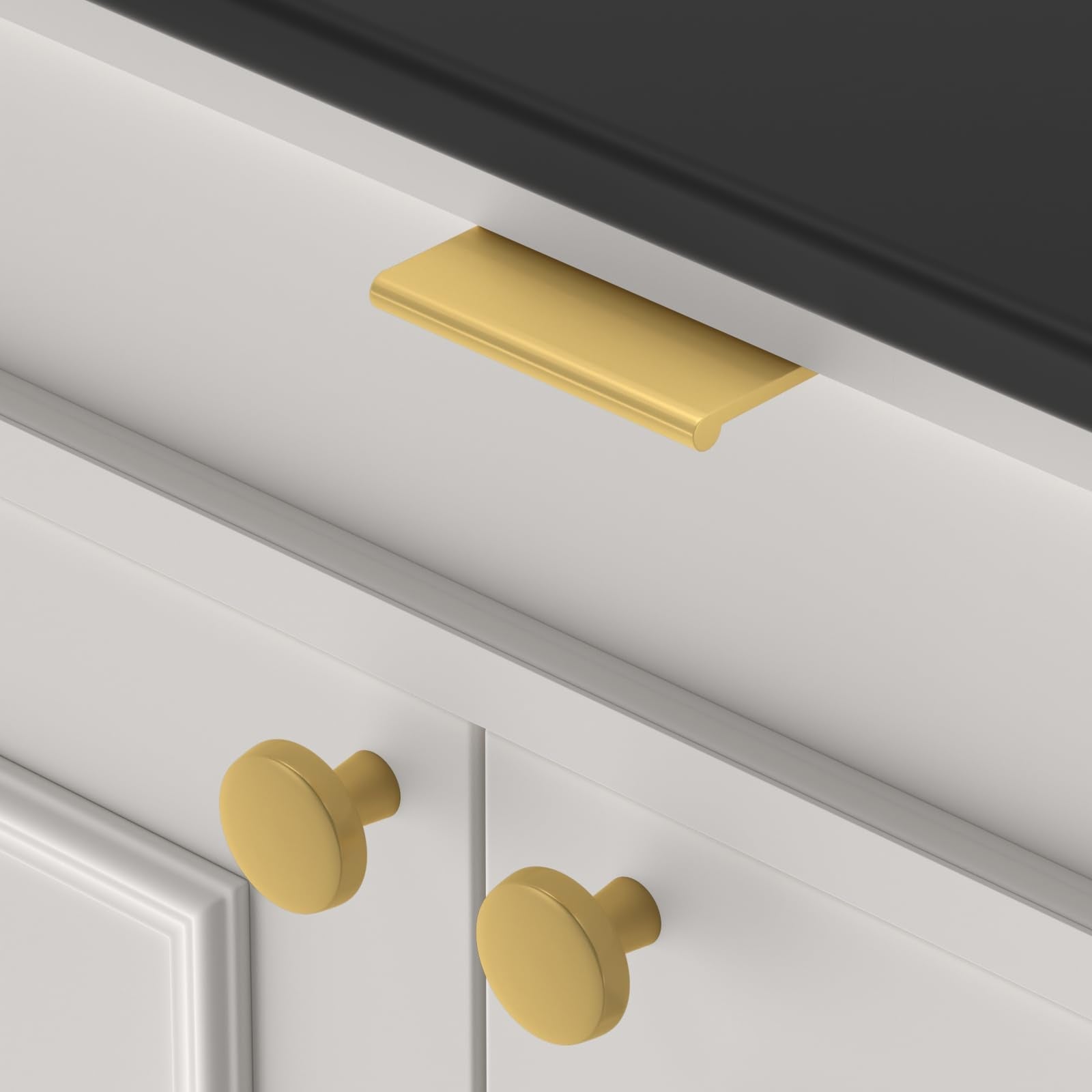 Aluminum Alloy Kitchen Cabinet Drawer Edge Pull