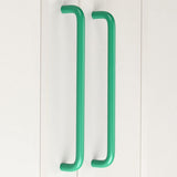 Colorful Small Double Curved Wardrobe Handles For Children's Room