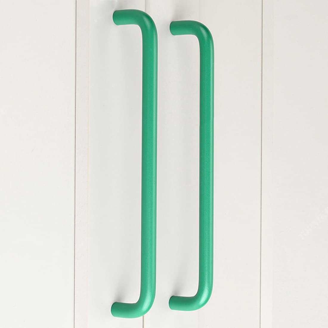 Colorful Small Double Curved Wardrobe Handles For Children's Room
