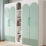 Colorful Small Double Curved Wardrobe Handles For Children's Room