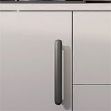 Modern Minimalist Zinc Alloy Solid Round Cabinet Drawer Handle