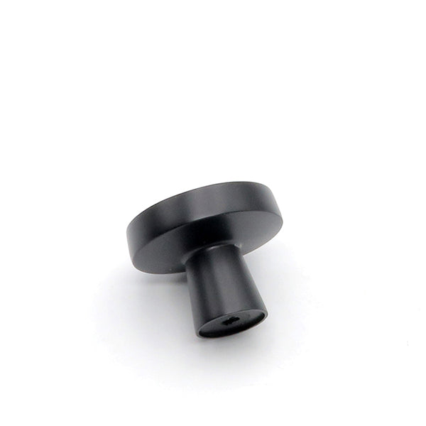 Black Round Cabinet Knobs for Bathroom