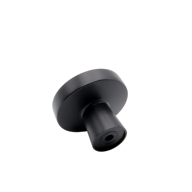 Black Round Cabinet Knobs for Bathroom