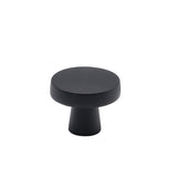 Black Round Cabinet Knobs for Bathroom