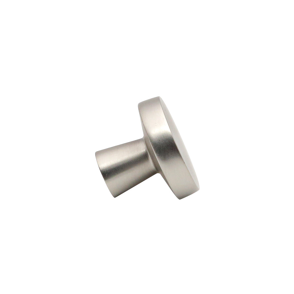 1.27 Inch Silver Brushed Nickel Round Drawer Knobs for Kitchen Cabinets