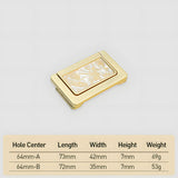 Elegant Invisible Gold Ring Zinc Alloy Wardrobe Drawer Handle