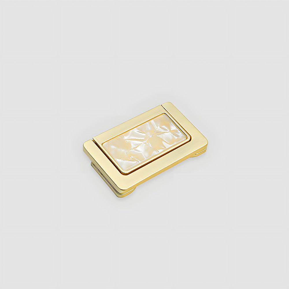 Elegant Invisible Gold Ring Zinc Alloy Wardrobe Drawer Handle