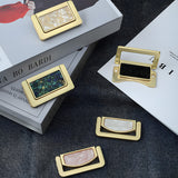 Elegant Invisible Gold Ring Zinc Alloy Wardrobe Drawer Handle