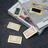 Elegant Invisible Gold Ring Zinc Alloy Wardrobe Drawer Handle
