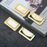 Elegant Invisible Gold Ring Zinc Alloy Wardrobe Drawer Handle