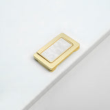 Elegant Invisible Gold Ring Zinc Alloy Wardrobe Drawer Handle