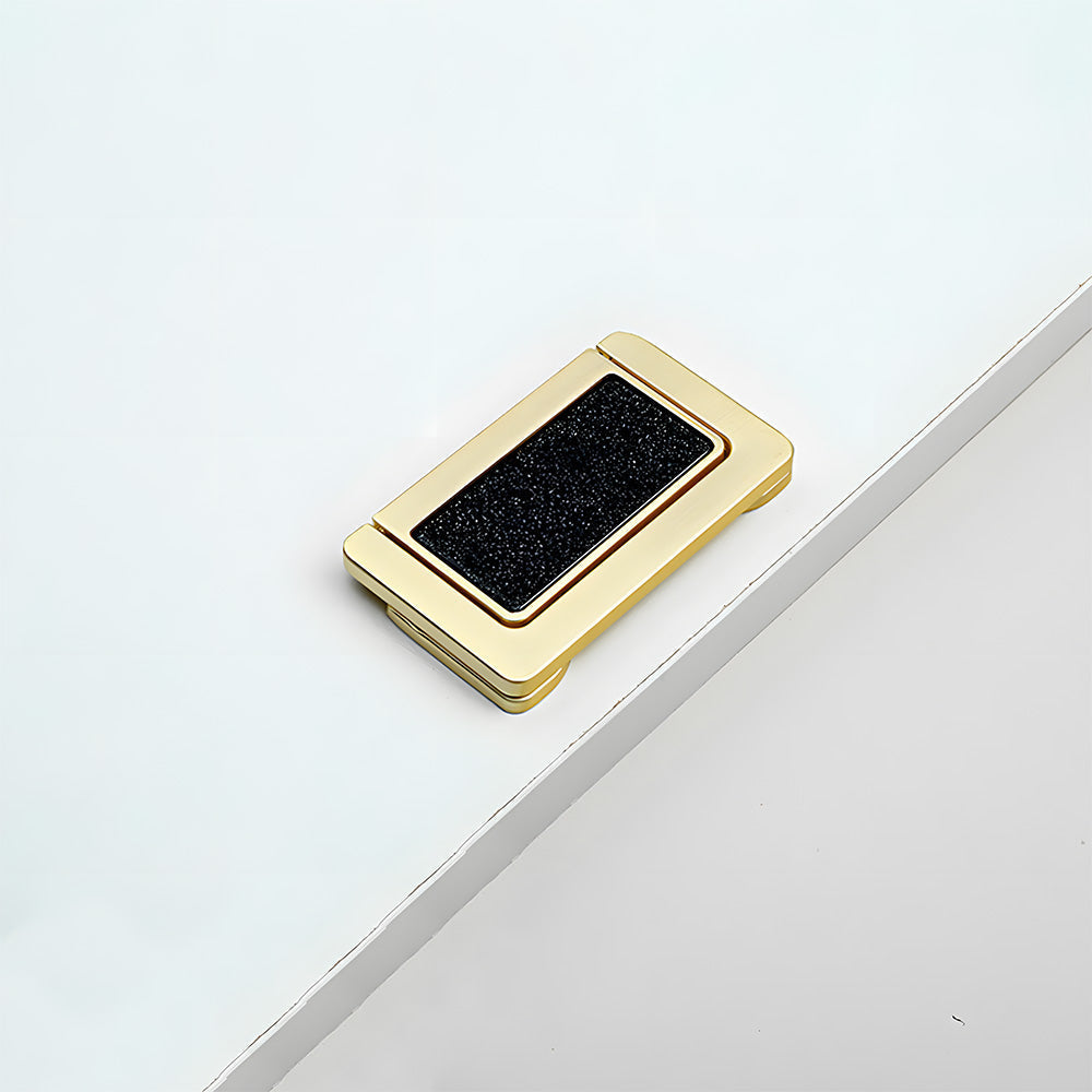 Elegant Invisible Gold Ring Zinc Alloy Wardrobe Drawer Handle