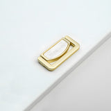 Elegant Invisible Gold Ring Zinc Alloy Wardrobe Drawer Handle