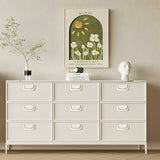 Elegant Invisible Gold Ring Zinc Alloy Wardrobe Drawer Handle