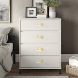 Elegant Invisible Gold Ring Zinc Alloy Wardrobe Drawer Handle