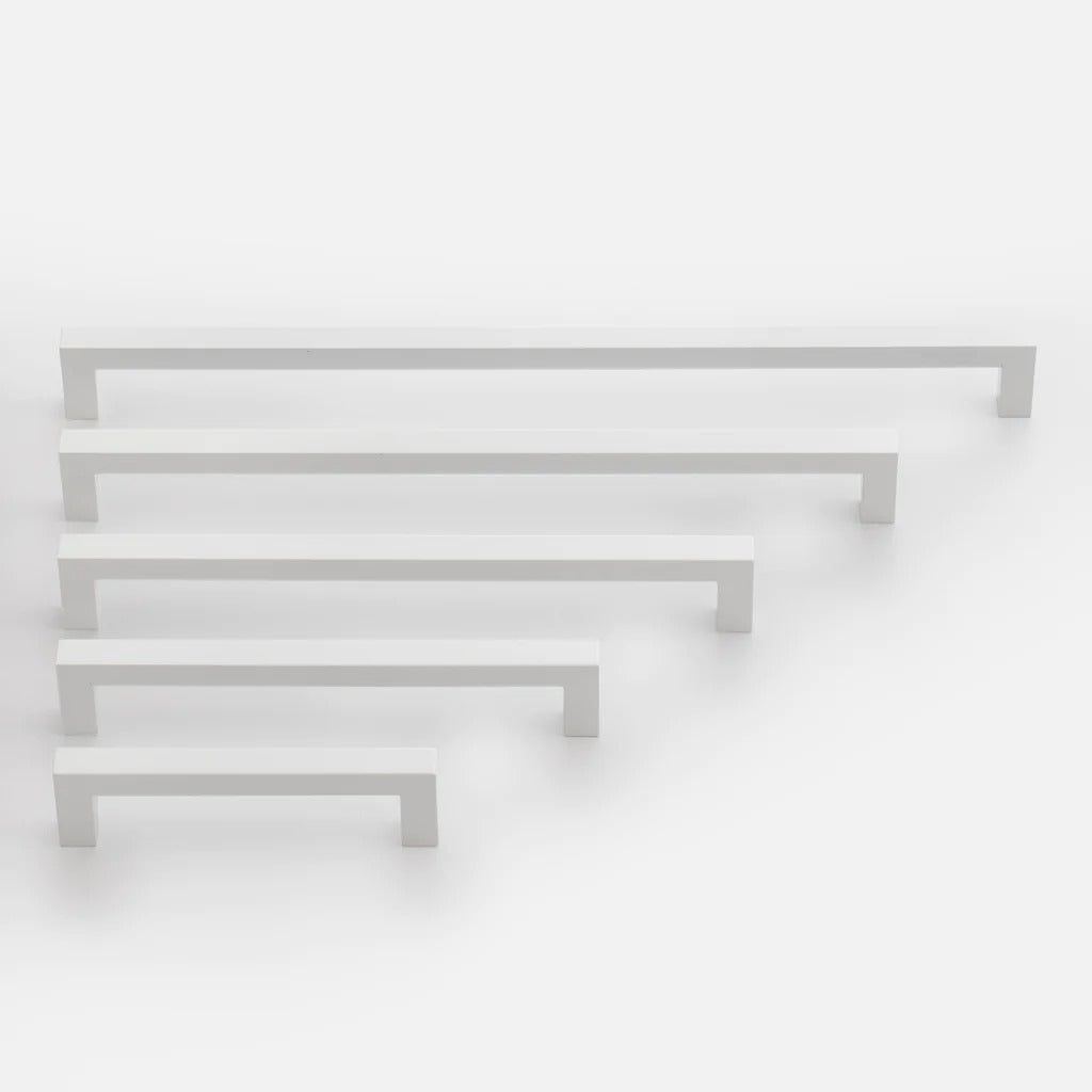 Brushed Nickel Square Hardware for Kitchen Cabinets