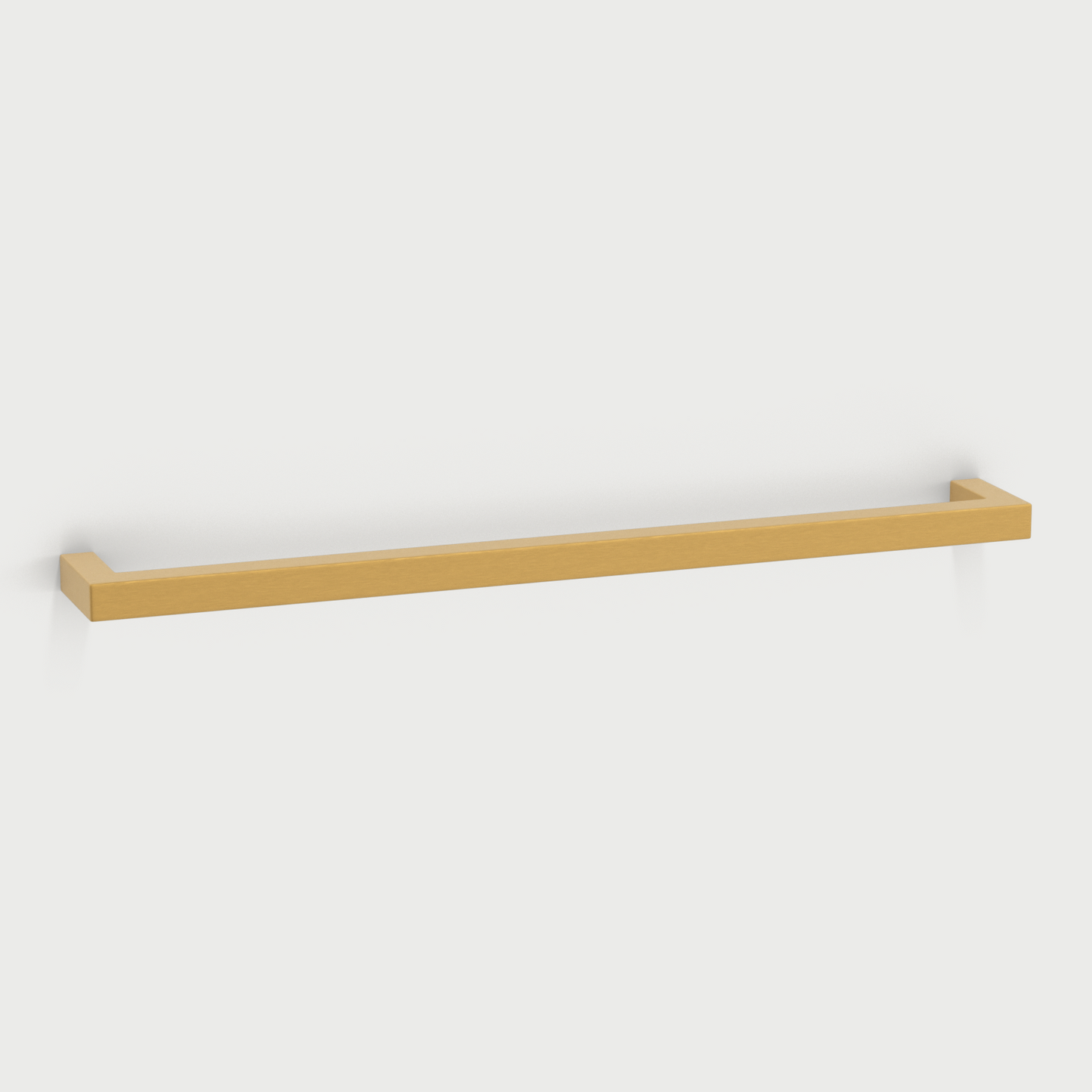 Brushed Brass Kitchen Handles Square Drawer Pulls