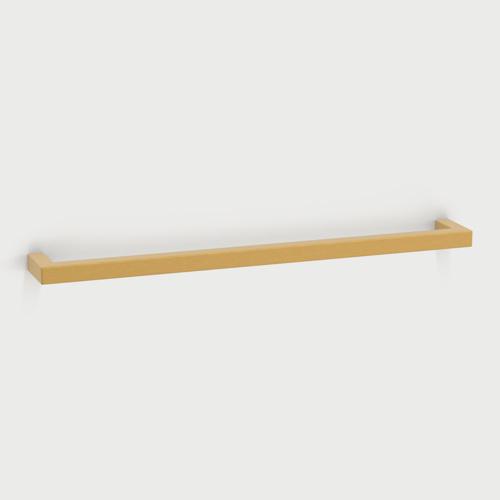 Brushed Brass Kitchen Handles Square Drawer Pulls