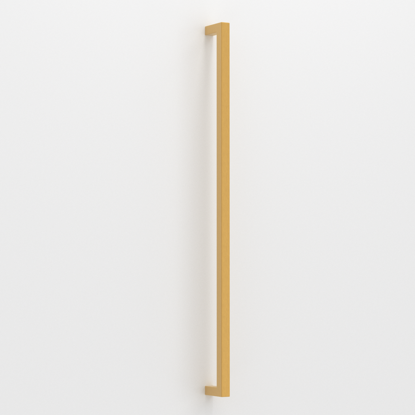 Brushed Brass Kitchen Handles Square Drawer Pulls