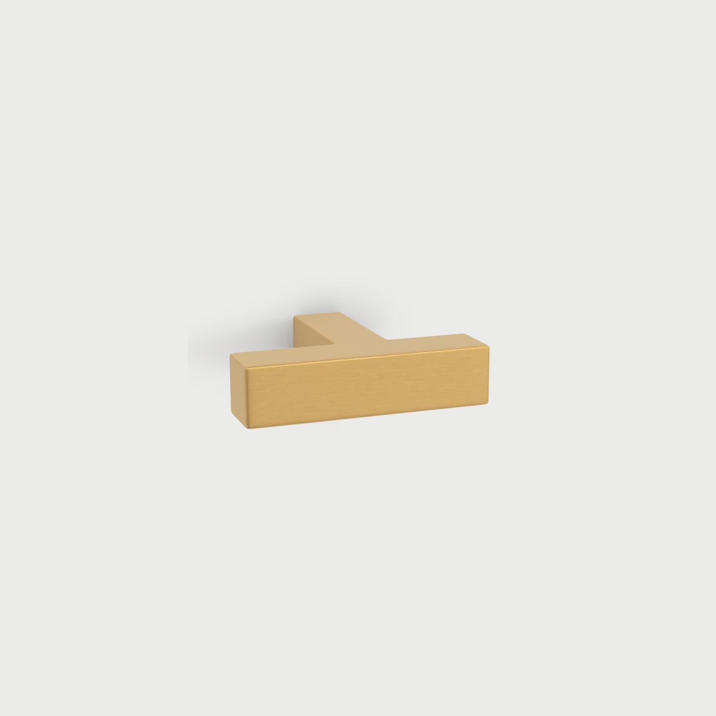 Brushed Brass Kitchen Handles Square Drawer Pulls