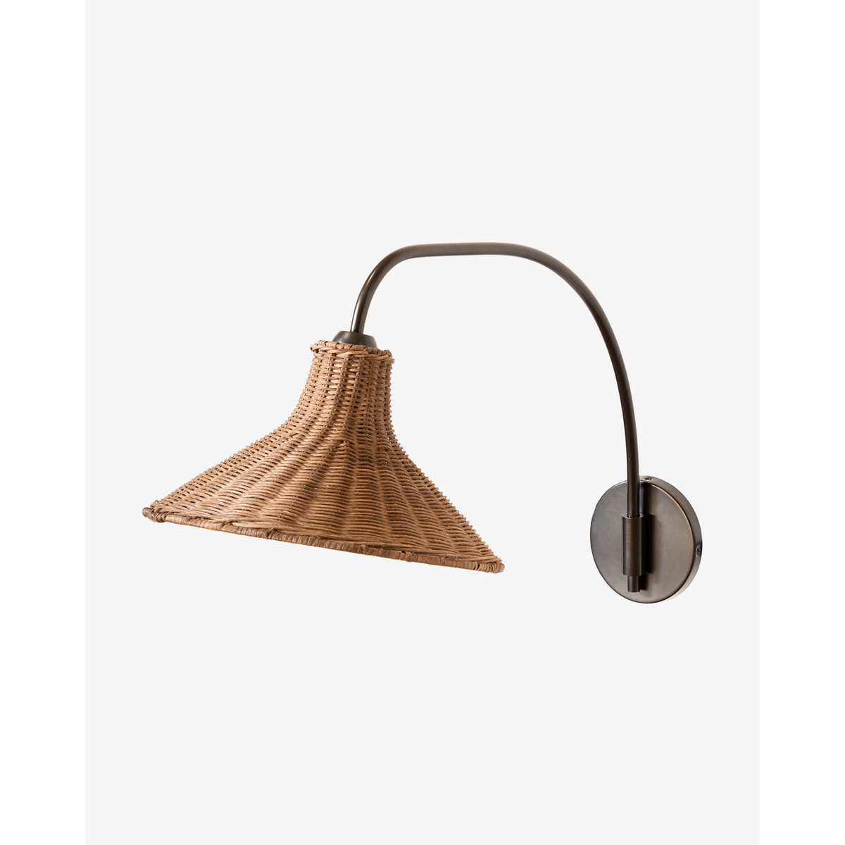 Johanson Woven Sconce handcrafted woven wall light by Zolivart