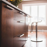 Brushed Nickel Square Hardware for Kitchen Cabinets