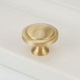 Solid Brass Furniture Hardware Single Hole Knobs