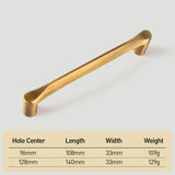 Contemporary Brass Kitchen Cabinet Handles