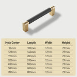 Two-Color Splicing Aluminum Alloy Cabinet Handles