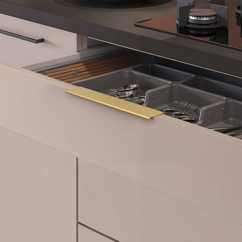 Aluminum Alloy Kitchen Cabinet Drawer Edge Pull