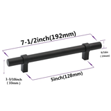 Matte Black Cabinet Handles  for Kitchen and Bathroom