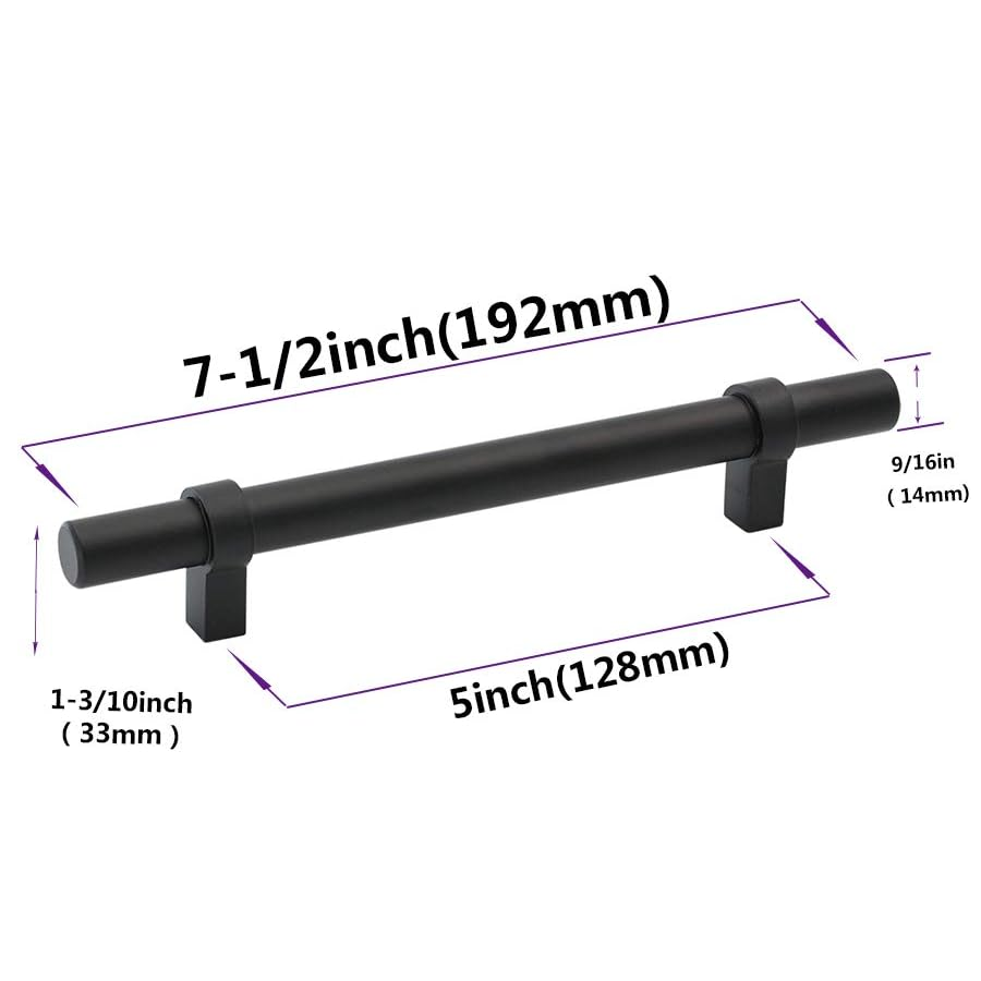 Matte Black Cabinet Handles  for Kitchen and Bathroom