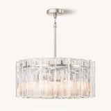 Lattice Glass Round Chandelier 37″ - View 8