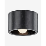 Loris Flush Mount — Geometric Ceiling Light with Warm Diffused Glow