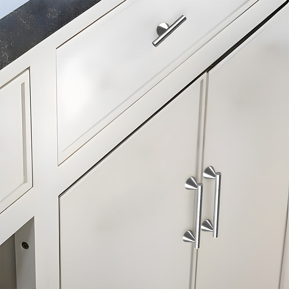 Unique Design Cone-shaped Feet Brass Cabinet Pulls